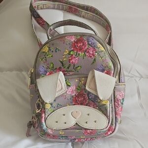 Floral Bunny Betsy Johnson Backpack